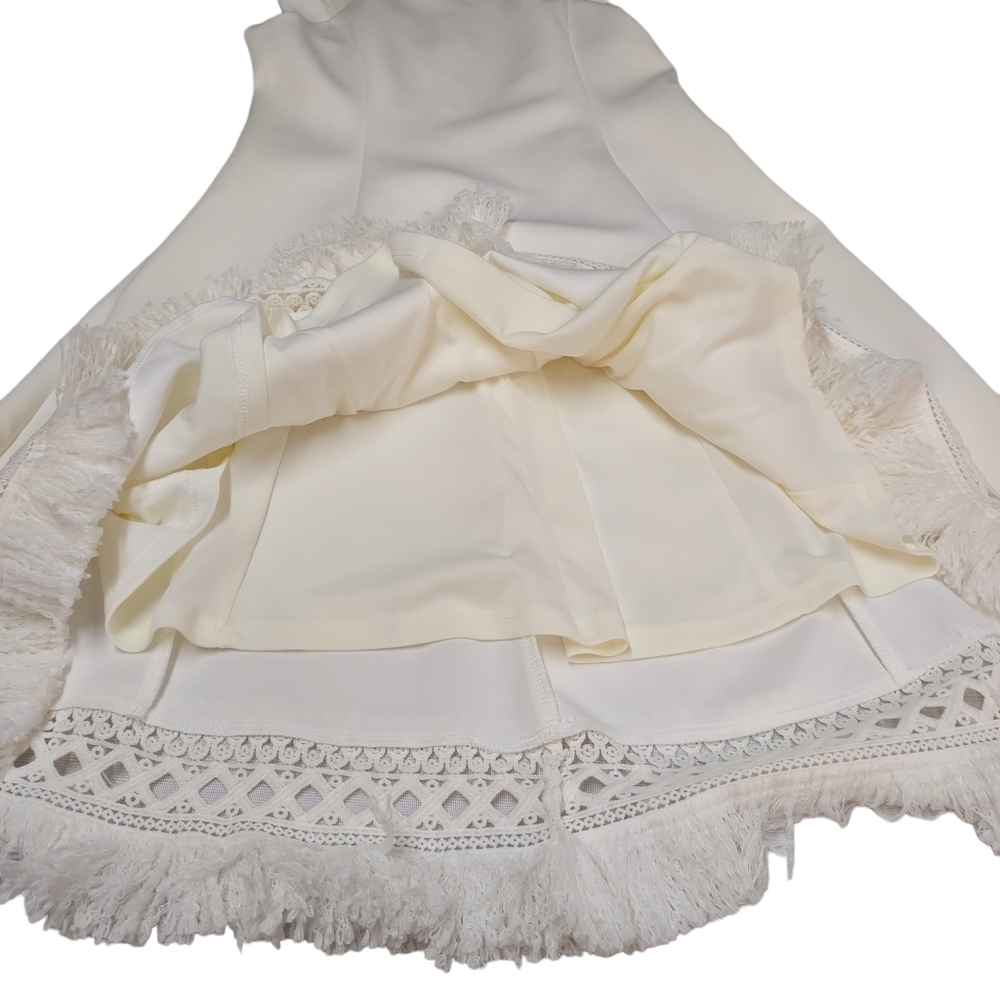 Donna Ricco White Sleeveless Dress - Picture 6 of 10